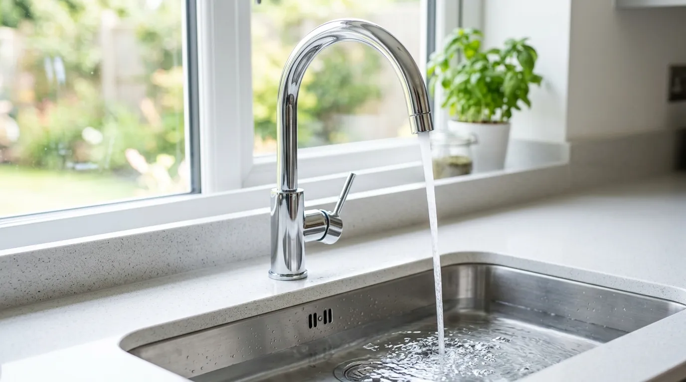 Local Plumbing Master Pros same day plumber fixing a faucet in Naples, UT
